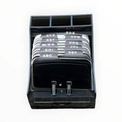 Vintage Telefon Rehberi, Kalemlik Masa Üstü Set Stant AOB8643 - 3