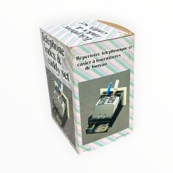 Vintage Telefon Rehberi, Kalemlik Masa Üstü Set Stant AOB8643 - 2