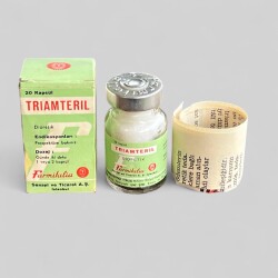 Vintage Trıamterıl İlaç Kutusunda Koleksiyonluk Tüketilmez MDL346 - Gökçekoleksiyon