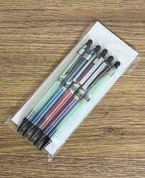 Vintage USA 626 0,5 Beş Adet Farklı Renk Uçlu Kalem Lotu AOB4914 - 2