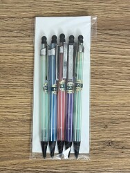 Vintage USA 626 0,5 Beş Adet Farklı Renk Uçlu Kalem Lotu AOB4914 - 4