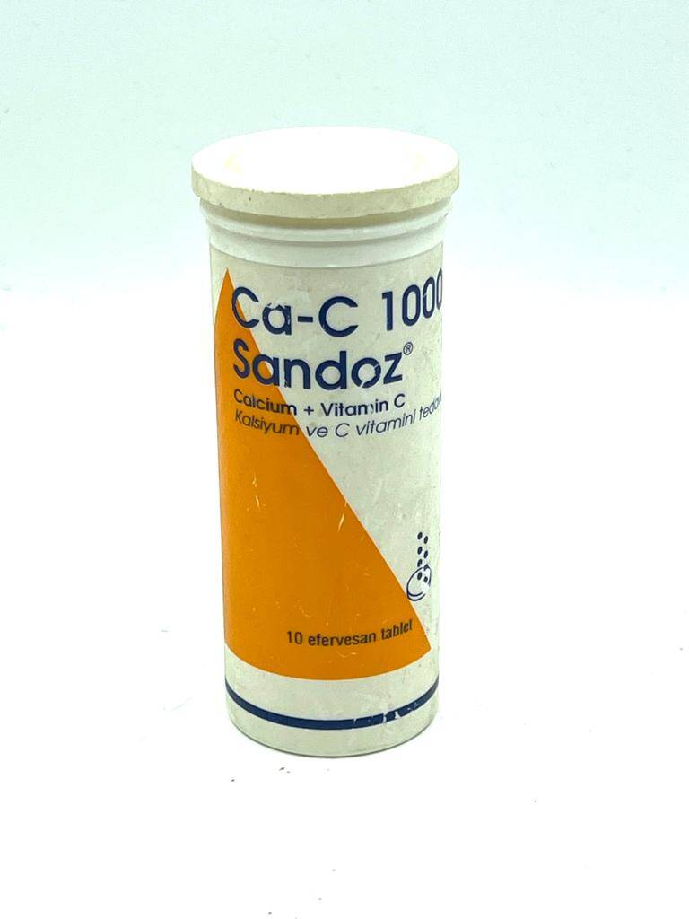Vintage Ca-C 1000 Sandoz İlaç Kutusu MDL195 - 1