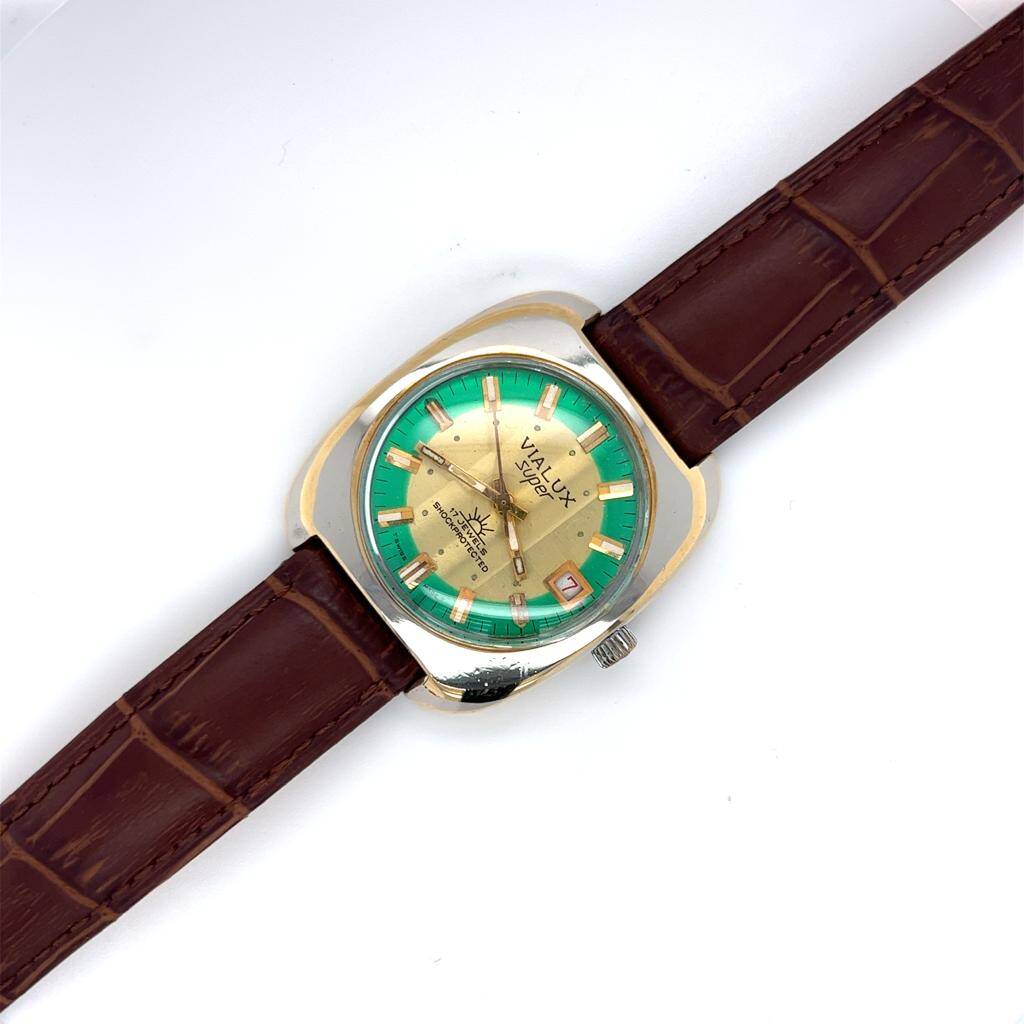 Vintage VALUX Super Kurmalı Erkek Kol Saati EBY292 - 4