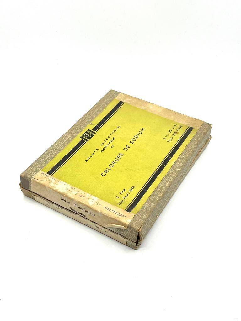 Vintage Chlorure De Sodıum İlaç Kutusu MDL183 (N) - 2