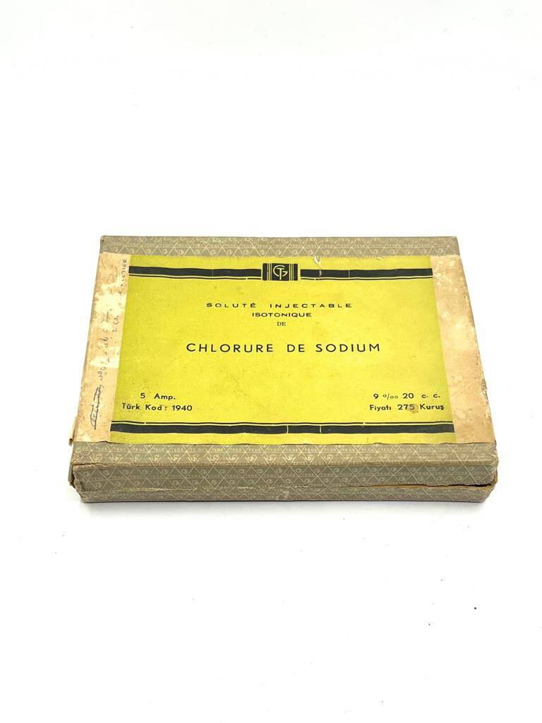 Vintage Chlorure De Sodıum İlaç Kutusu MDL183 (N) - 1