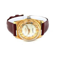 Vintage VIALUX Altın Kaplama Kurmalı Kol Saati EBY309 - 3