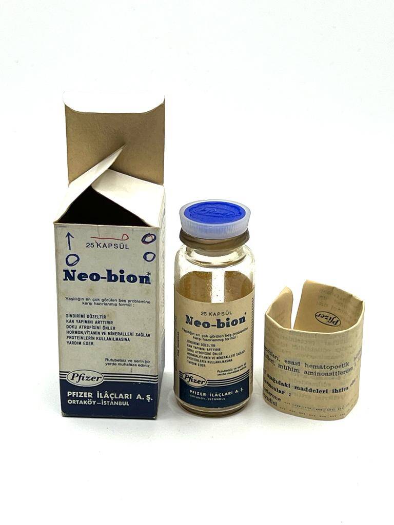 Vintage Neo-bion 1965 İlaç Kutusu MDL167 (N) - 1