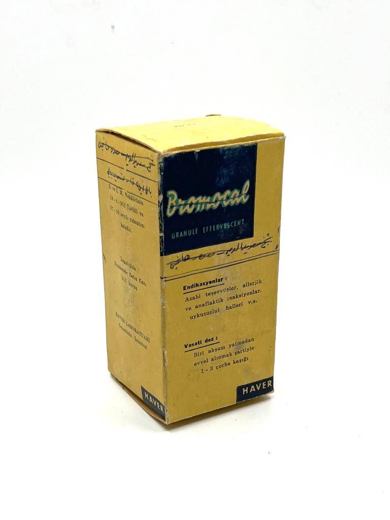 Vintage Dromocal 1955 Karton İlaç Kutusu MDL149 (N) - 3