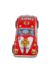 Vintage VW Beetle F.D 1219 Teneke Oyuncak Polis Aracı AOB4548 - 2
