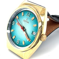 Vintage Zeysa Altın Kaplama Kurmalı Unisex Kol Saati EBY288 - 4