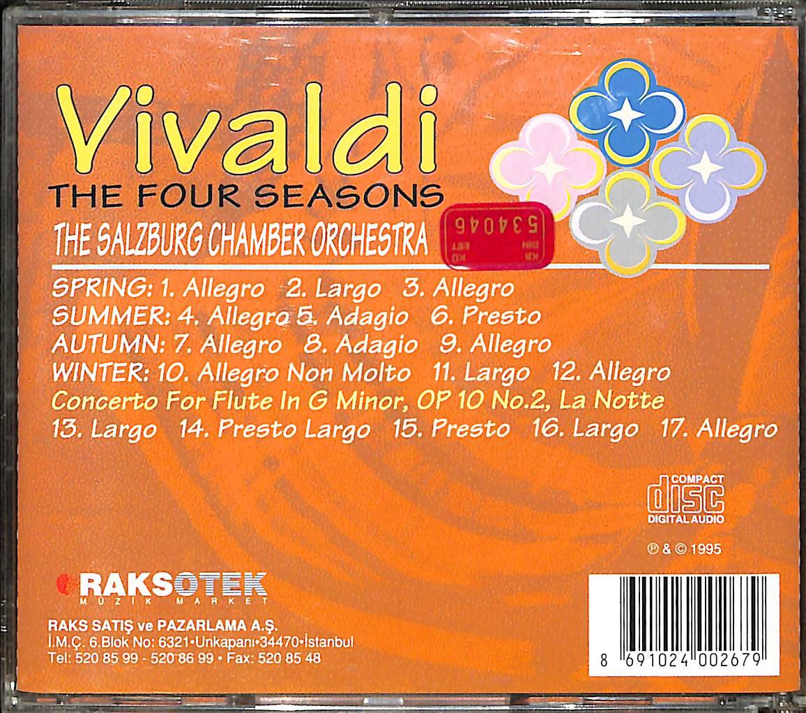 Vıvaldı - The Four Seasons Raksotek Salzburg Chamber Orchestra CD (İkinci El) CD4470 - 2