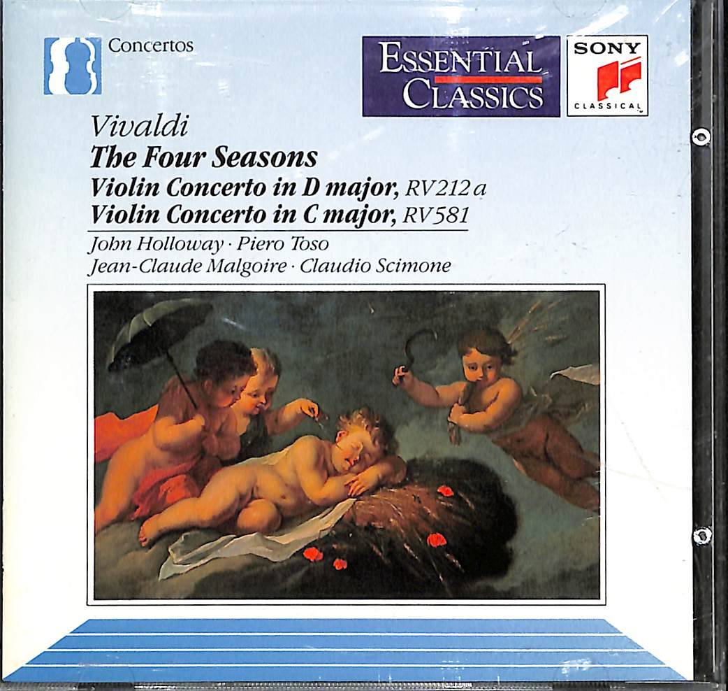 Vivaldi - The Four Seasons • Violin Concerto in D Major, RV 212a • Violin Concerto In C Major RV 581 CD (İkinci El) CD4630 - 1