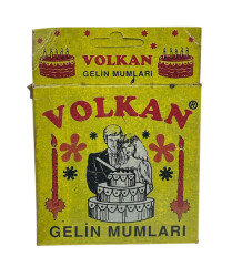 VOLKAN 1980s Doğum Günü Ve Gelin Mumları AOB4768 - 2