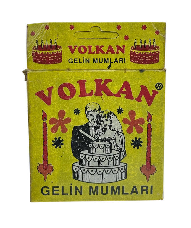 VOLKAN 1980s Doğum Günü Ve Gelin Mumları AOB4768 - 2