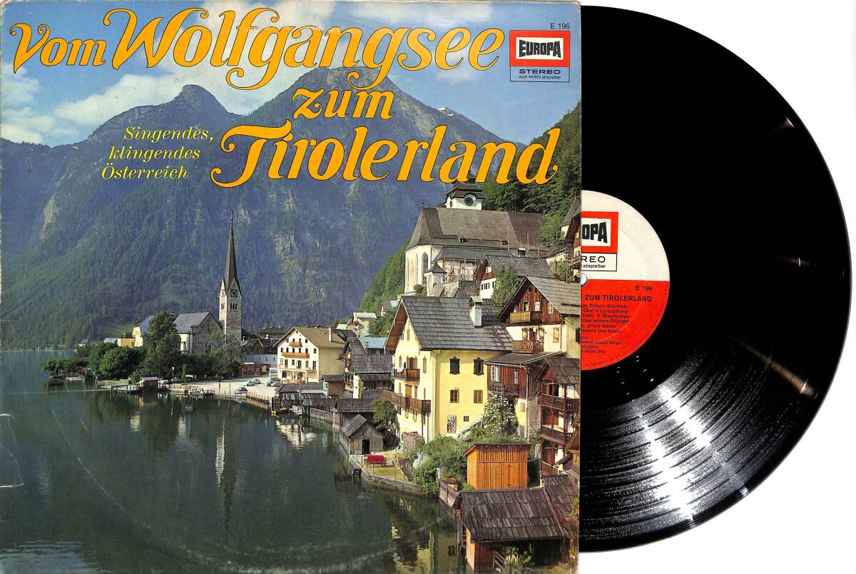 Vom Wolfgansee zum Tirolerland (Almanya Baskı) LP PLAK (10/8.5) PLK25953 - 1