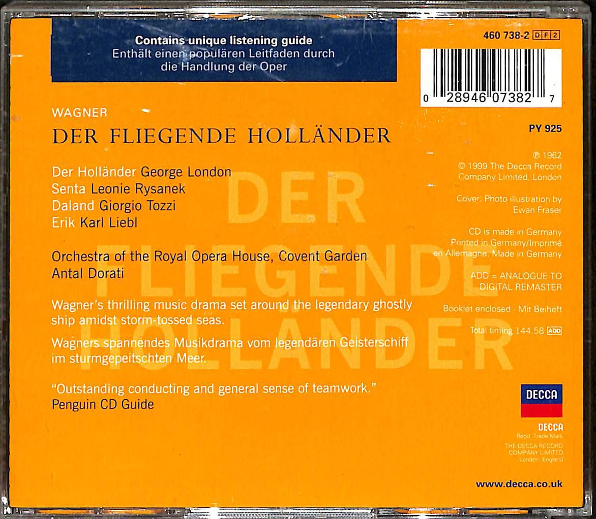 Wagner - Der Fliegende Holländer CD (İkinci El) CD4826 - 2