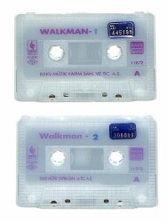 Walkman 1-2 Kaset Lotu (2 Adet) KST22965 - Gökçekoleksiyon