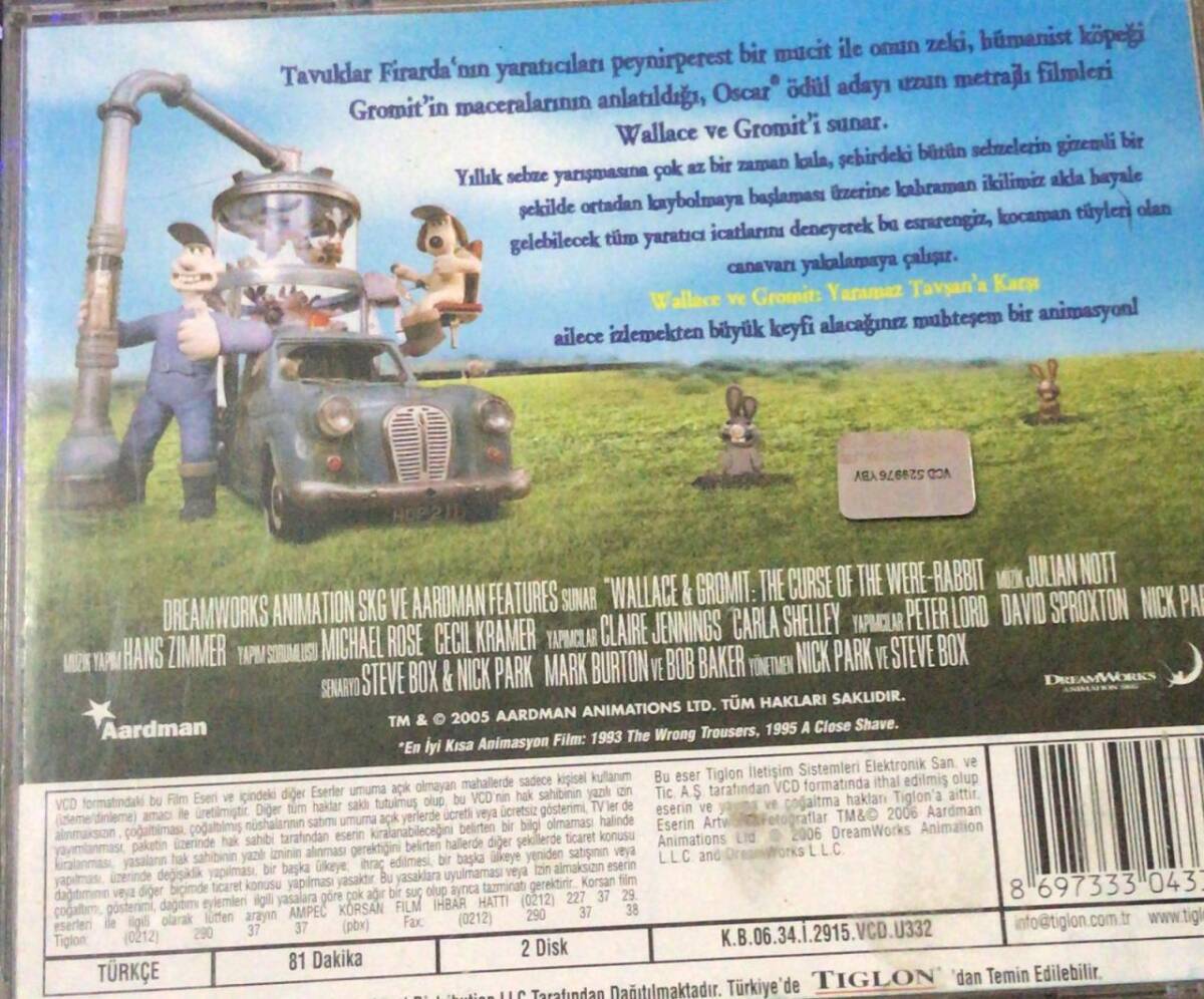 Wallace Ve Gromit VCD Film VCD7765 - 2