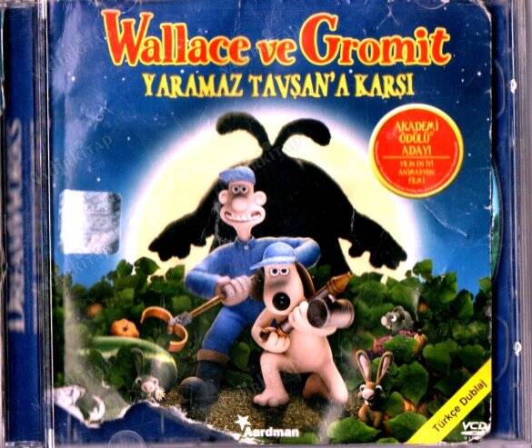 Wallace ve Gromit Yaramaz Tavşan'a Karşı (2006) Orjinal VCD Çizgi Film VCD28154 - 1