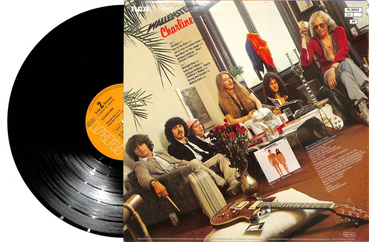 Wallenstein - Charline (Almanya Baskı) LP PLAK (10/8.5) PLK25938 - 2