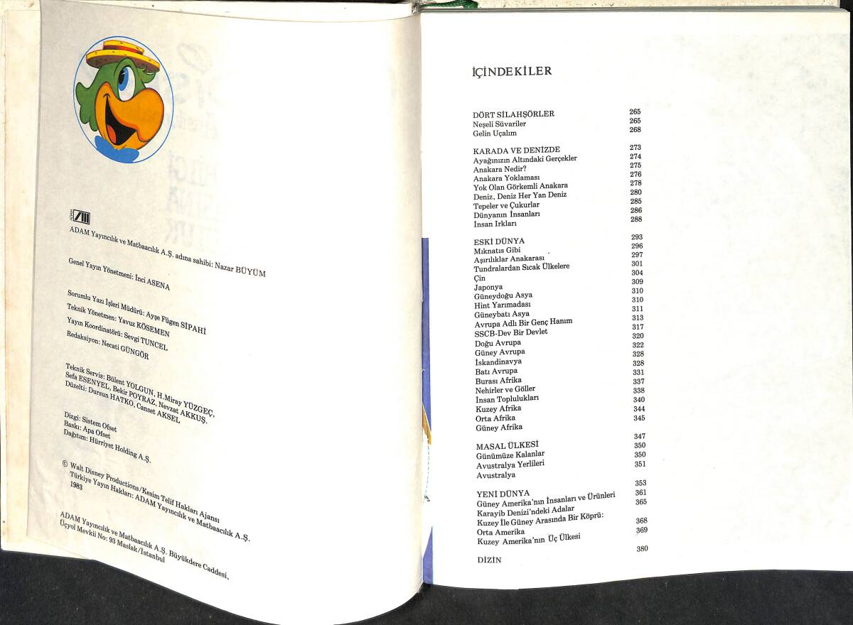 Walt Disney Ansiklopedisi Cilt : 2 - Bilgi Dünyasına Yolculuk - Anakaralar,Başkentler NDR100070 - 2