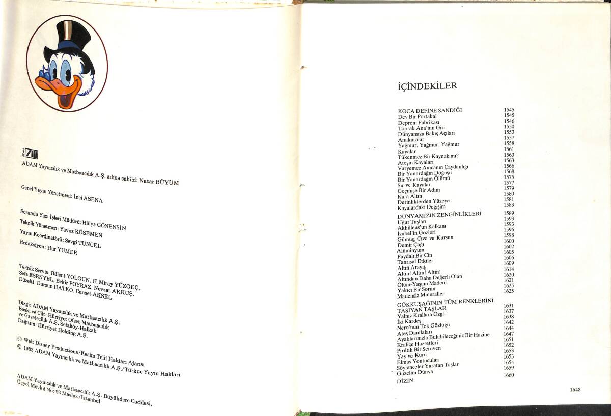 Walt Disney Ansiklopedisi Cilt : 7 - Bilgi Dünyasına Yolculuk - Define Sandığı Dünya : Yeraltı Ve Yerüstü Zenginlikleri NDR100065 - 2