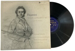 Paganini - Leonid Kogan, Violin Concerto No. 1, Cantabile In D Majo ( Columbia Plak ) LP Plak (10/8) PLK25576 - 1