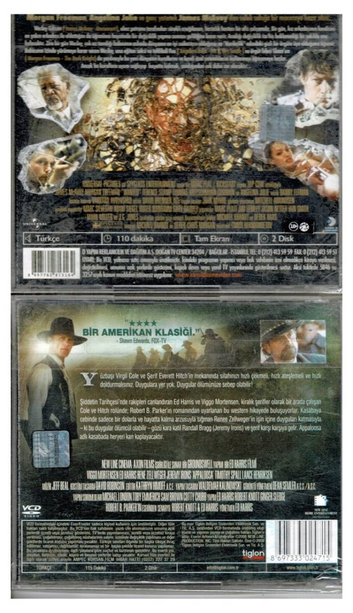 Wanted Kanun Benim - 2 Adet VCD Film VCD863 - 2