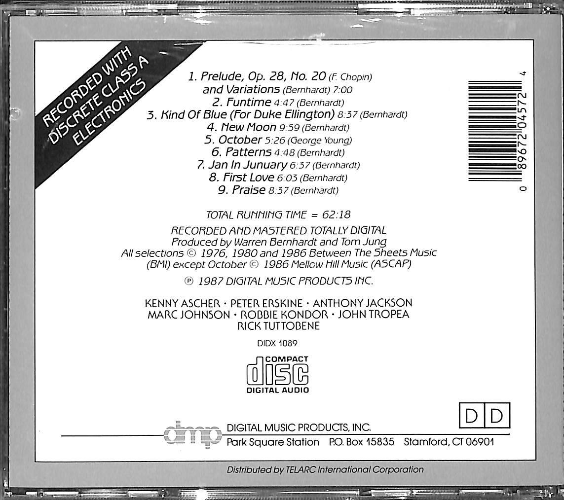 Warren Bernhardt – Hands On CD (İkinci El) CD5252 - 2