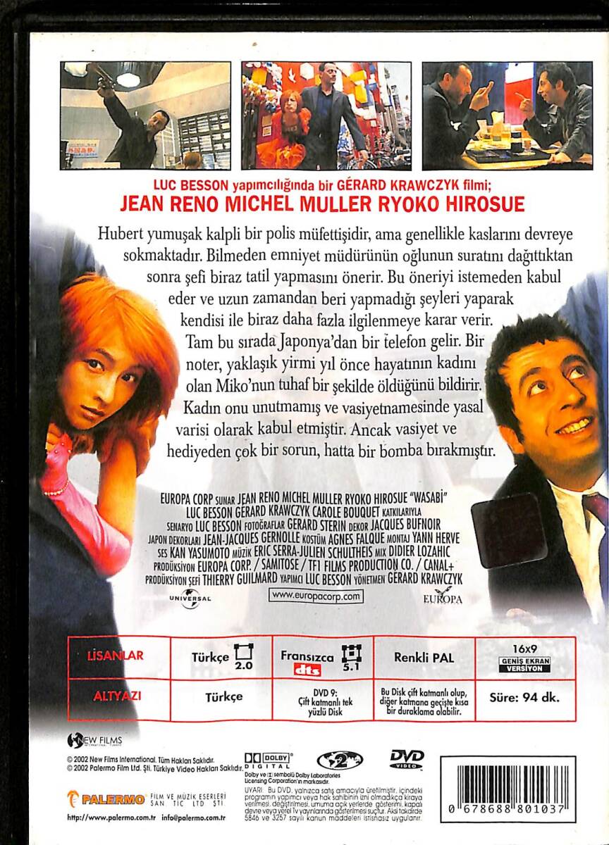 Wasabi DVD Film (İkinci El) DVD2465 - 2