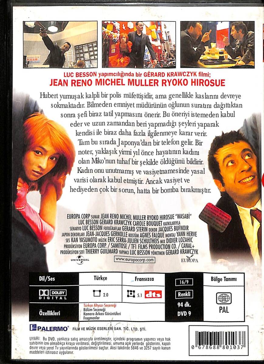 Wasabi DVD Film (İkinci El) DVD2572 - 2