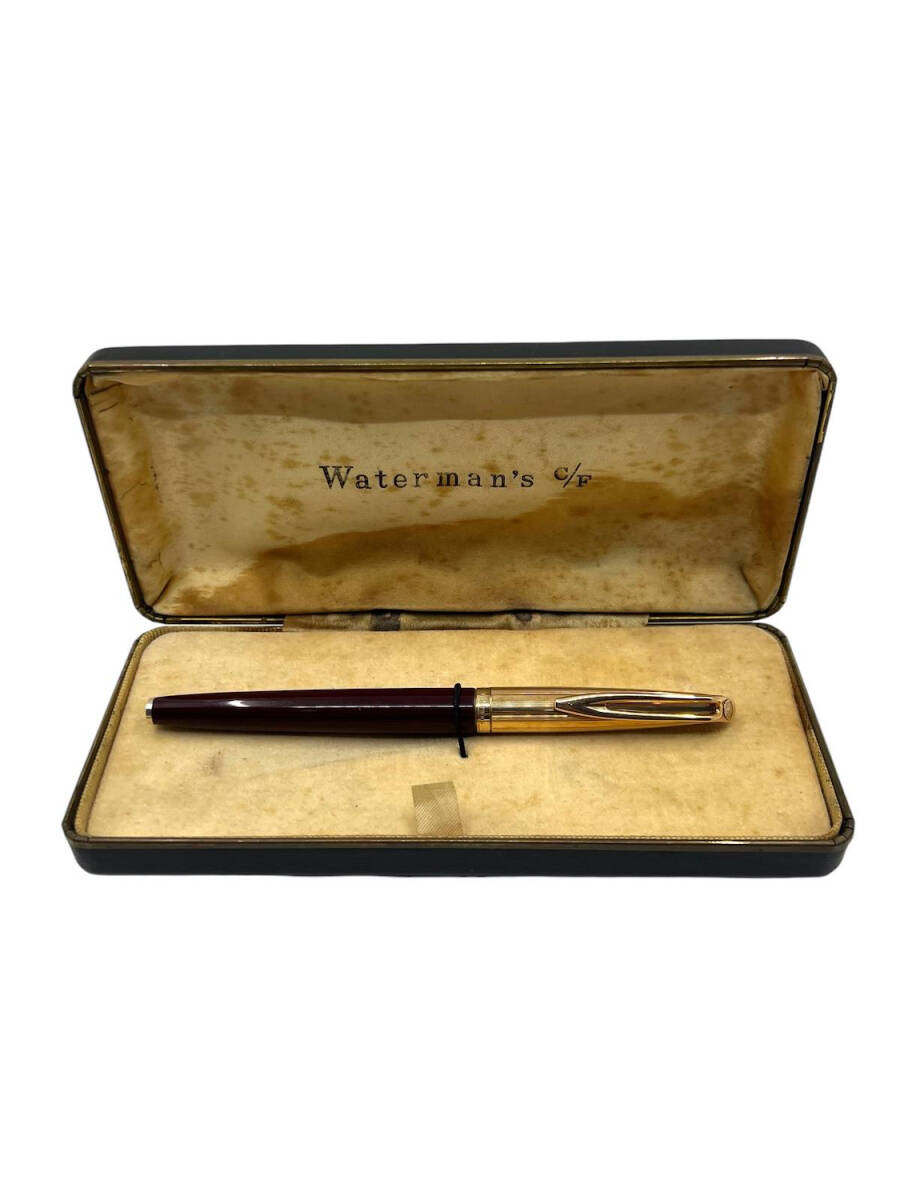 Waterman CF 1500 Altın Kaplama Dolma Kalem Uç 14 Ayar Altın 1950'ler USA Malı AOB4263 (N) - 2