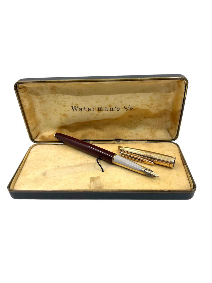 Waterman CF 1500 Altın Kaplama Dolma Kalem Uç 14 Ayar Altın 1950'ler USA Malı AOB4263 (N) - 3