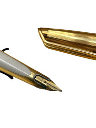 Waterman CF 1500 Altın Kaplama Dolma Kalem Uç 14 Ayar Altın 1950'ler USA Malı AOB4263 (N) - 4