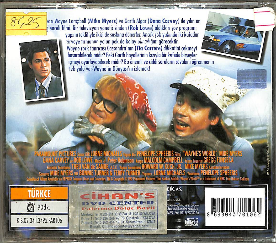 Wayne'in Dünyası VCD Film (İkinci El) VCD26915 - 2
