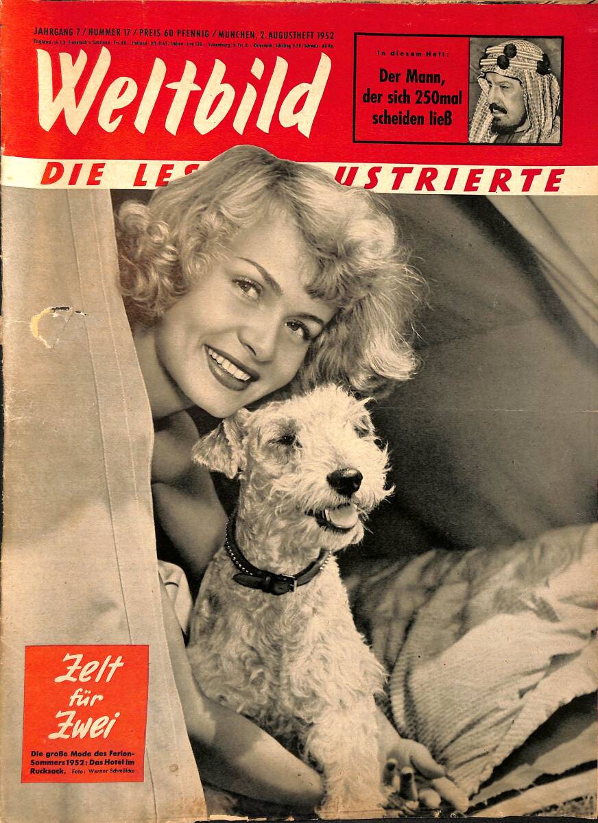 Weltbild Magazine 2 August 1952 - Kay Kendall, Amerikan Askerlerinin Almanya'daki Varlığı NDR96655 - 1