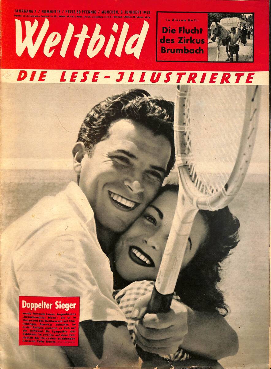 Weltbild Magazine 3 June 1952 - Fernando Lamas NDR96679 - 1
