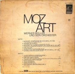 Werner Müller Und Sein Orchester – Mozart 40 LP PLAK (10/7.5) PLK26562 - 2
