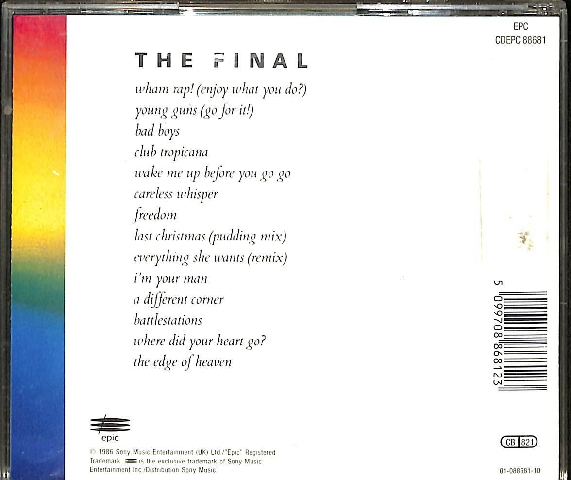 Wham The Final CD (İkinci El) CD4804 - 2