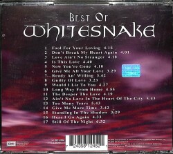 Whitesnake – Best Of | EMI Müzik CD (İkinci El - 2003 - Orijinal Avrupa Baskısı) CD5939 - 2