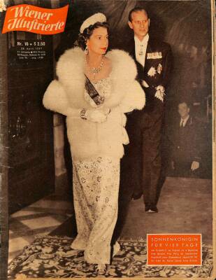 Wiener Illustrierte Nr 16 20 Apr 1957 - Elizabeth 2, Prinz Philip, Ava Gardner, Marilyn Monroe NDR84472 - 1