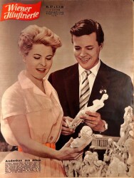 Wiener Illustrierte Nr 27 5 Juli 1958 - Johanna Matz Und Karlheinz Böhm, Elisabeth 2, Alain Delon NDR84468 - Gökçekoleksiyon