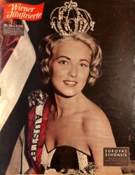 Wiener Illustrierte Nr 28 12 Juli 1958 - Hanni Ehrenstrasser, Prinzessin Margaret, Königin Elisabeth ,Jayne Mansrield NDR84469 - Gökçekoleksiyon