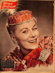 Wiener Illustrierte NR 4 25 Janner 1958 - Marika Rökk, Maria Meneghini, Jayne Mansfield NDR84106 - Gökçekoleksiyon
