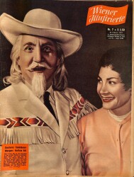 Wiener Illustrierte Nr 7 16 Februar 1957 - Buffalo Bill, Prinzessin Margaret, Ava Gardner, Kaiserin Soraya NDR84478 - Gökçekoleksiyon