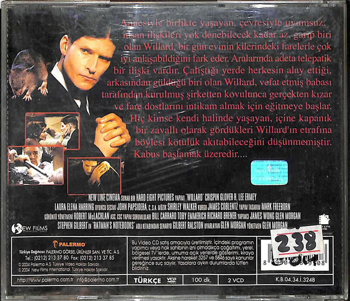 Willard VCD Film (İkinci El - 10/6.5) VCD26448 - 2