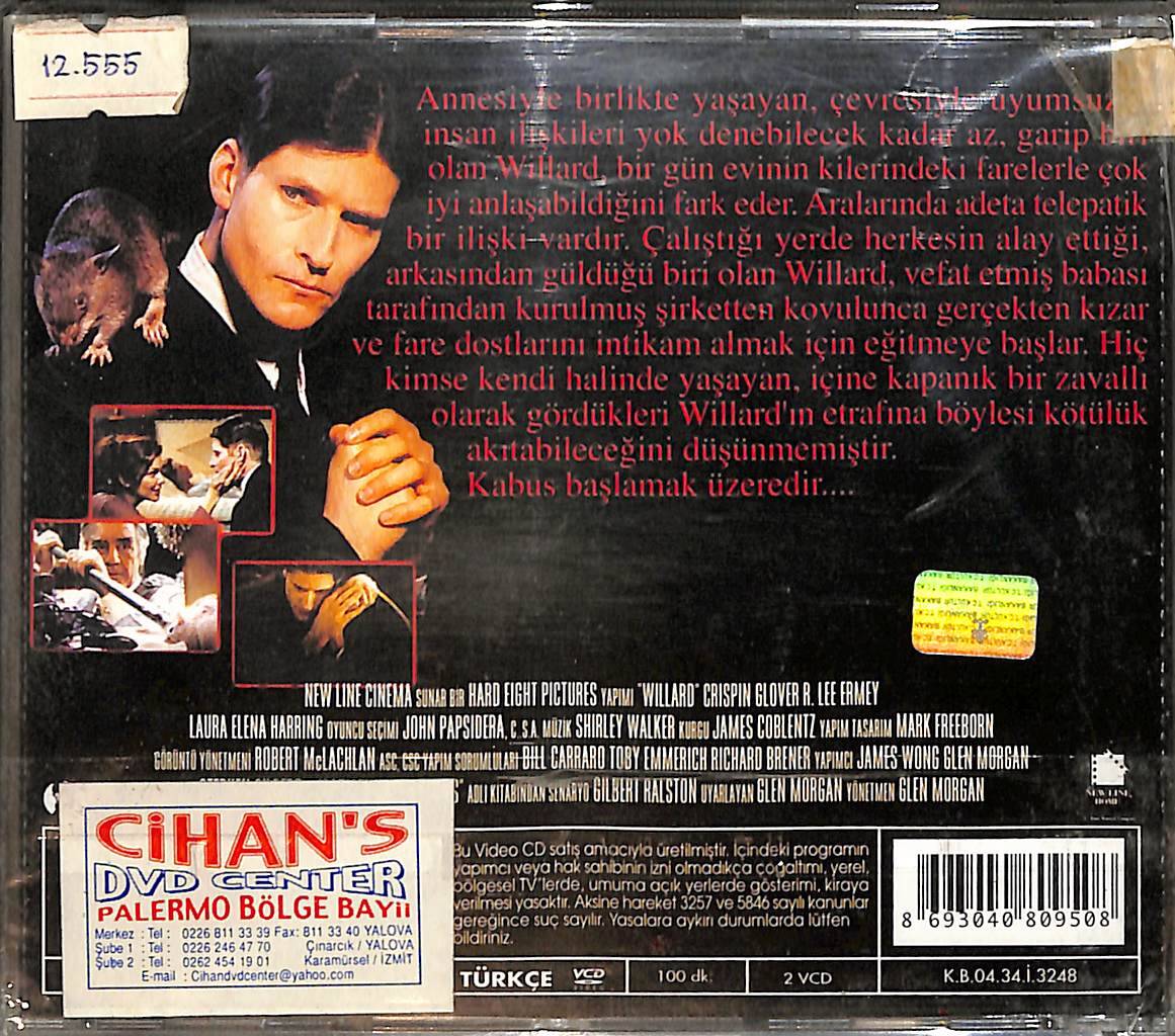 Willard'ın Fareleri - Willard VCD Film (10/7.5) VCD26143 - 2