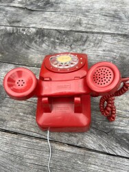 Vintage Çevirmeli Ahizeli Telefon AOB6398 - 5