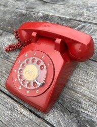 Vintage Çevirmeli Ahizeli Telefon AOB6398 - 2