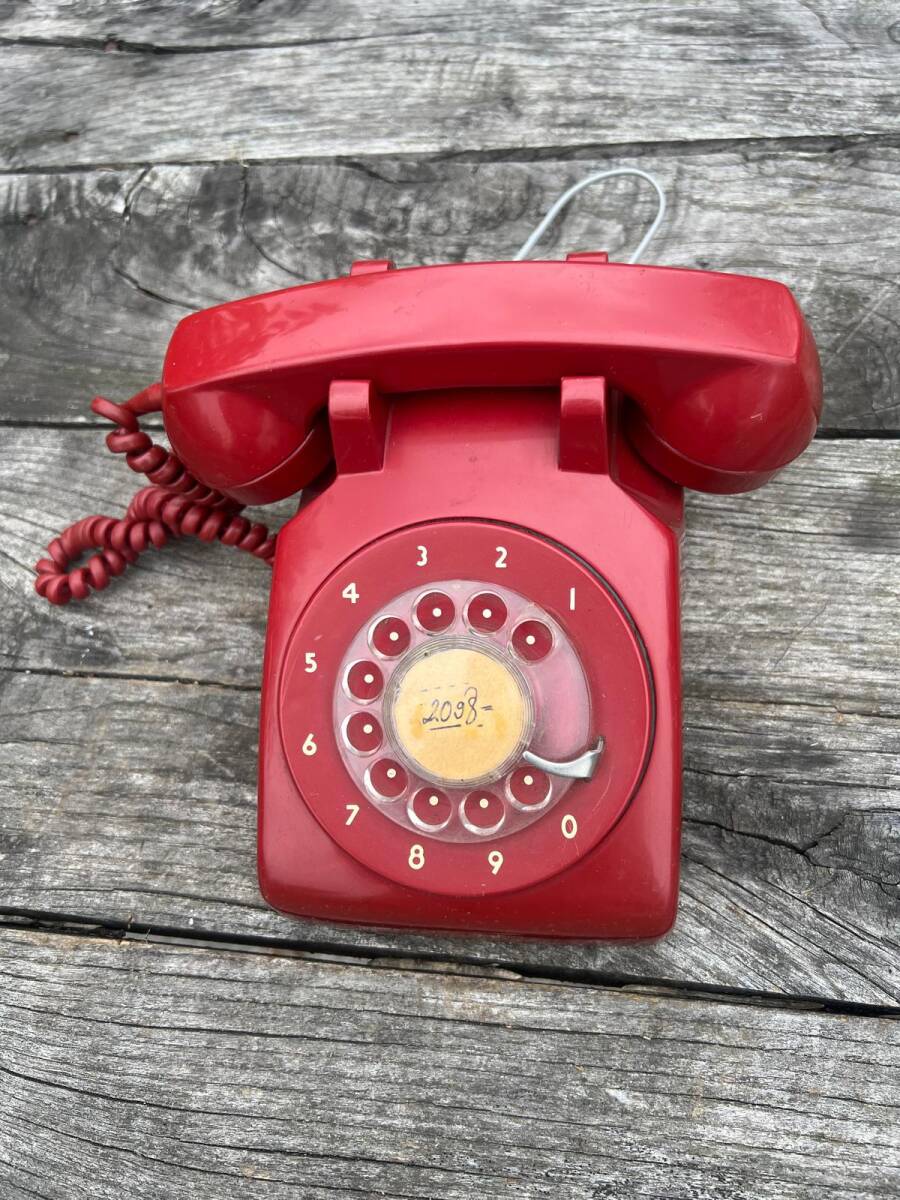 Vintage Çevirmeli Ahizeli Telefon AOB6398 - 6